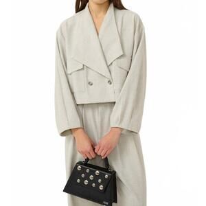 NEW GESTUZ wiana shirt in off white